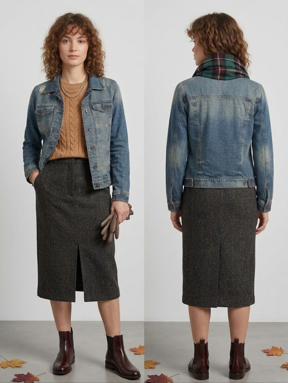 Tommy Hilfiger Women's Distressed Denim Jacket Sm